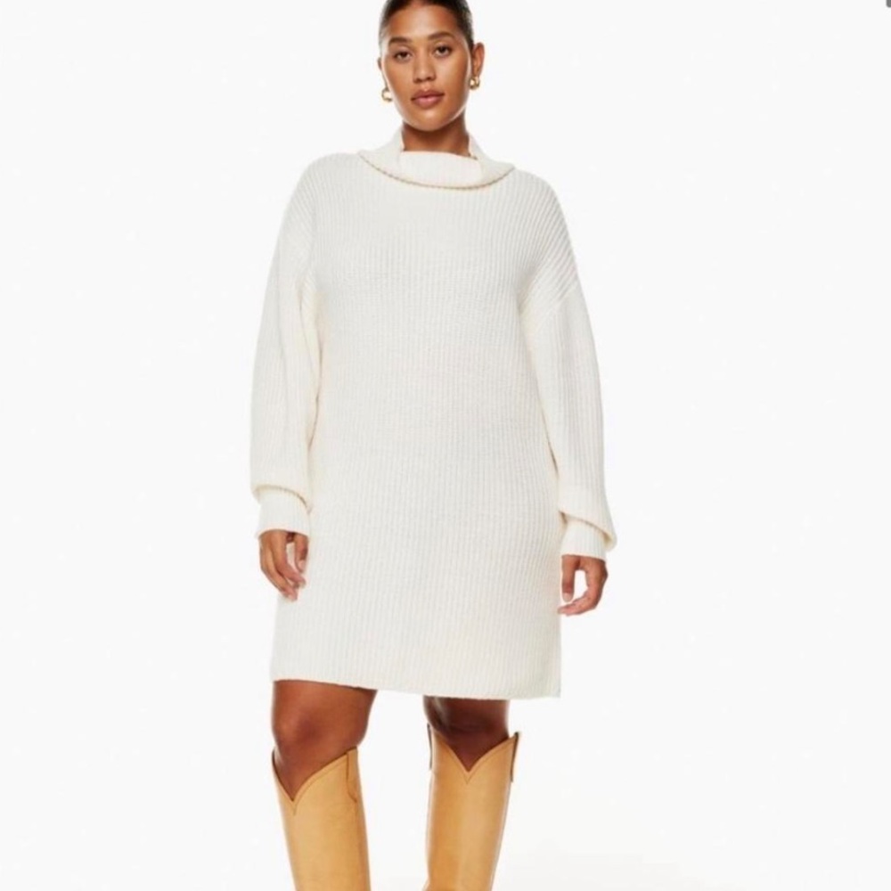 Wilfred montpellier dress xxs Soft Cream Knit Sweater